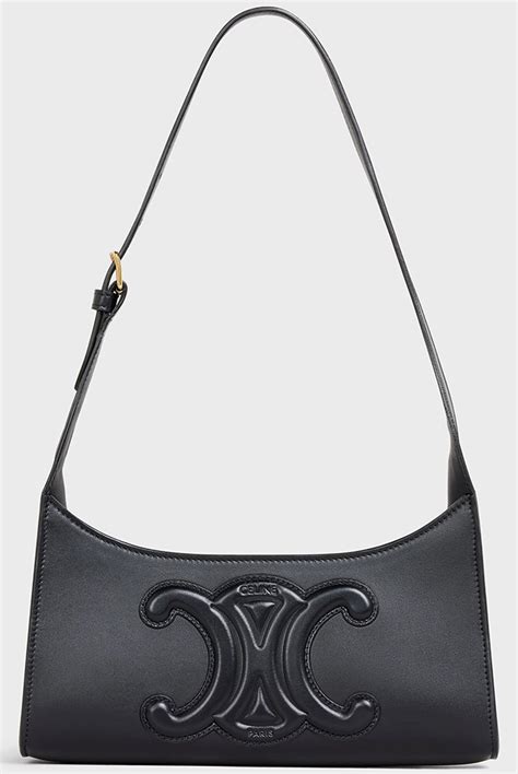 celine triomphe cuir bag|Celine triomphe bag price.